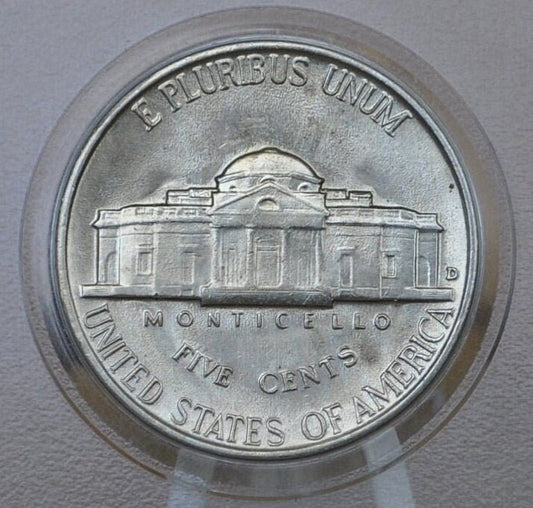 1950 P&D Jefferson Nickels - Choose by Mint Mark and Grade - 1950 D Jefferson Nickel 1950 P Jefferson Nickel - Collectible Coin