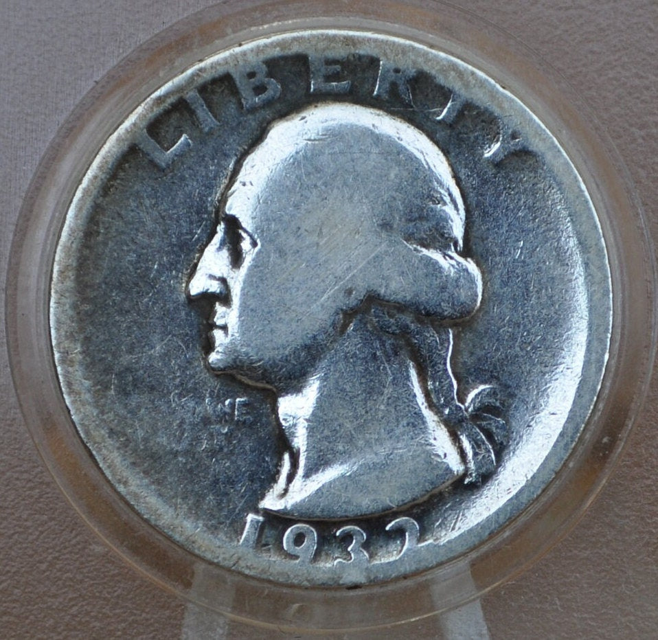 1932 Washington Silver Quarter - Choose by Grade / Condition - Philadelphia Mint 1932 P Quarter Silver Quarter 1932 P