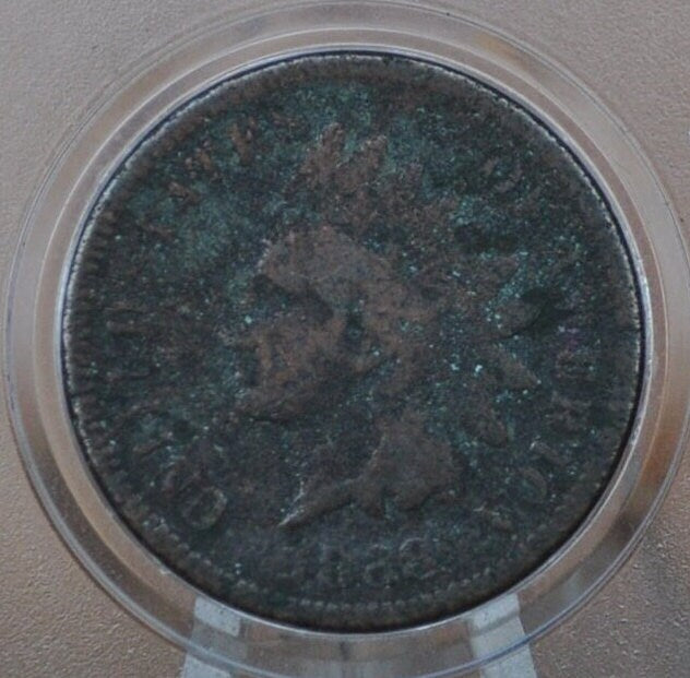 1868 Indian Head Penny - Choose by Grade / Condition, Choose by Grade - Rarer Date - Civil War Era Coin - 1868 Cent