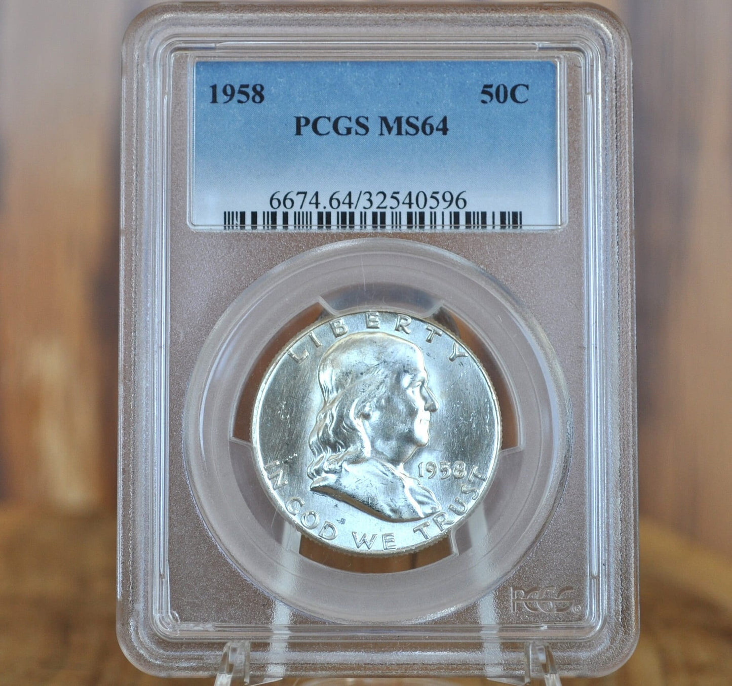 1958 P&D Franklin Half Dollar - Choose By Mint And Grade - 1958 D Franklin Silver Half Dollar 1958 P Franklin Silver Half Dollar