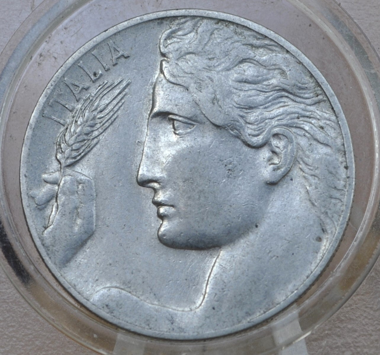 1921 Italian 20 Centesimi Coin - Vittorio Emanuele III - C.20 - Great Detail; Beautiful Design & Artwork - Italy 20 Centesimi