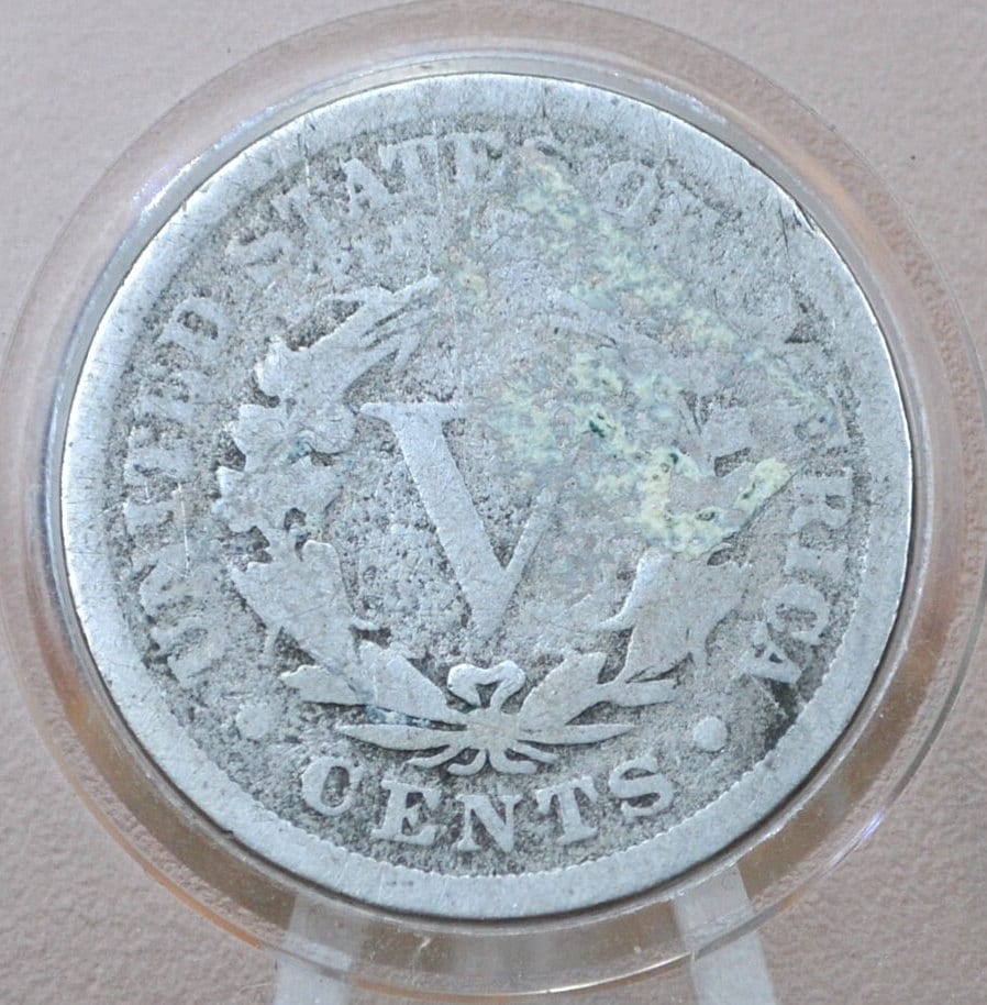 1883 V Nickel WITH Cents - Rarer Variety 1883 V Nickel W/Cents - First Year - Choose By Grade / Condition - 1883 Liberty Head Nickel