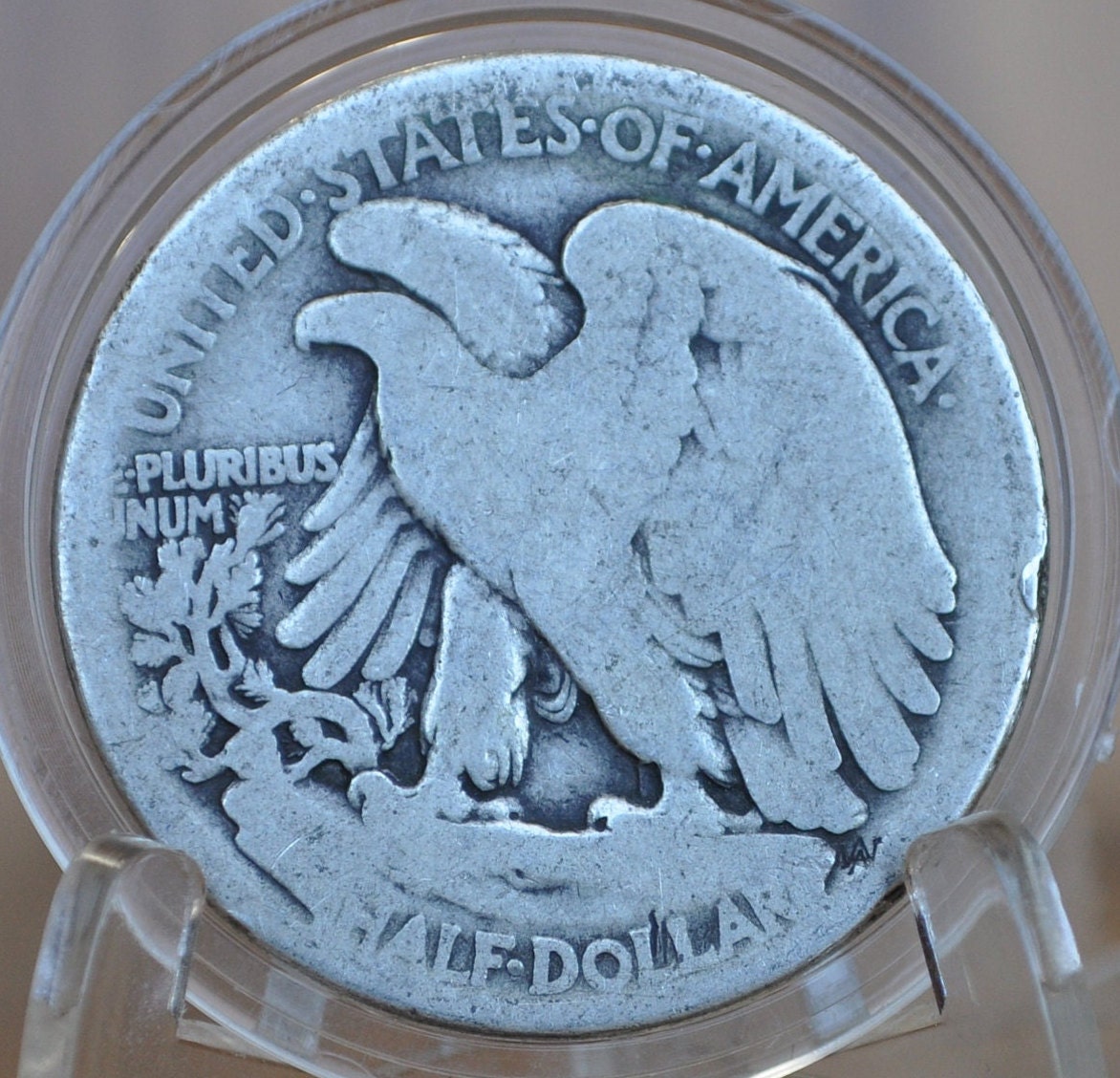 1916-S Walking Liberty Silver Half Dollar Obverse S - G (Good) -Key Date- Denver Mint- 1916 S Wlh - Half Dollar 1916 S Liberty Walking Half