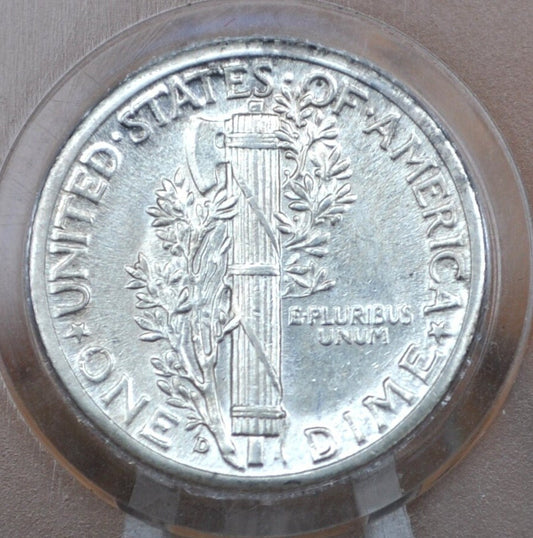 1945 Mercury Silver Dimes, P,D,S - Choose by Mint & Grade - 1945 D Winged Liberty Head Silver Dime 1945 S Dime 1945