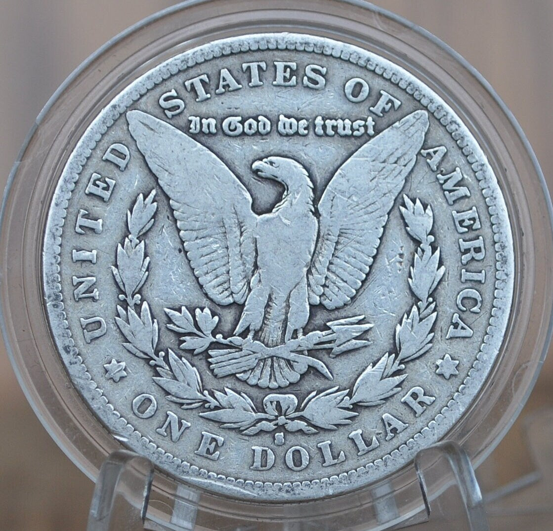 1880-S Morgan Silver Dollar - Choose by Grade / Condition - San Francisco Mint - Silver Dollar 1880 S - 1880 S Morgan Dollar