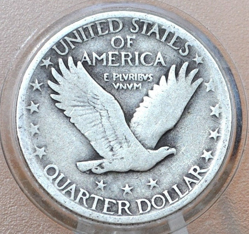 1923 Standing Liberty Quarter - VF Detail, Cleaned - 1923 P Standing Liberty Quarter - Good Date Standing Liberty