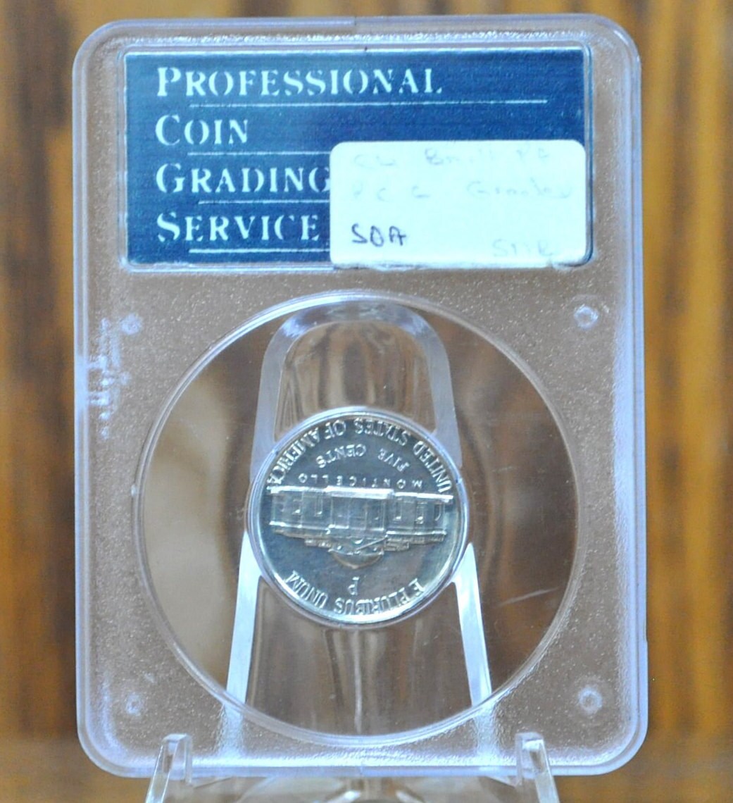 PCGS 1942 Jefferson Nickel Type 2 Proof PR62 - Jefferson Nickel 1942 Type Two Proof - PCGS PR62 Slabbed, Rattler