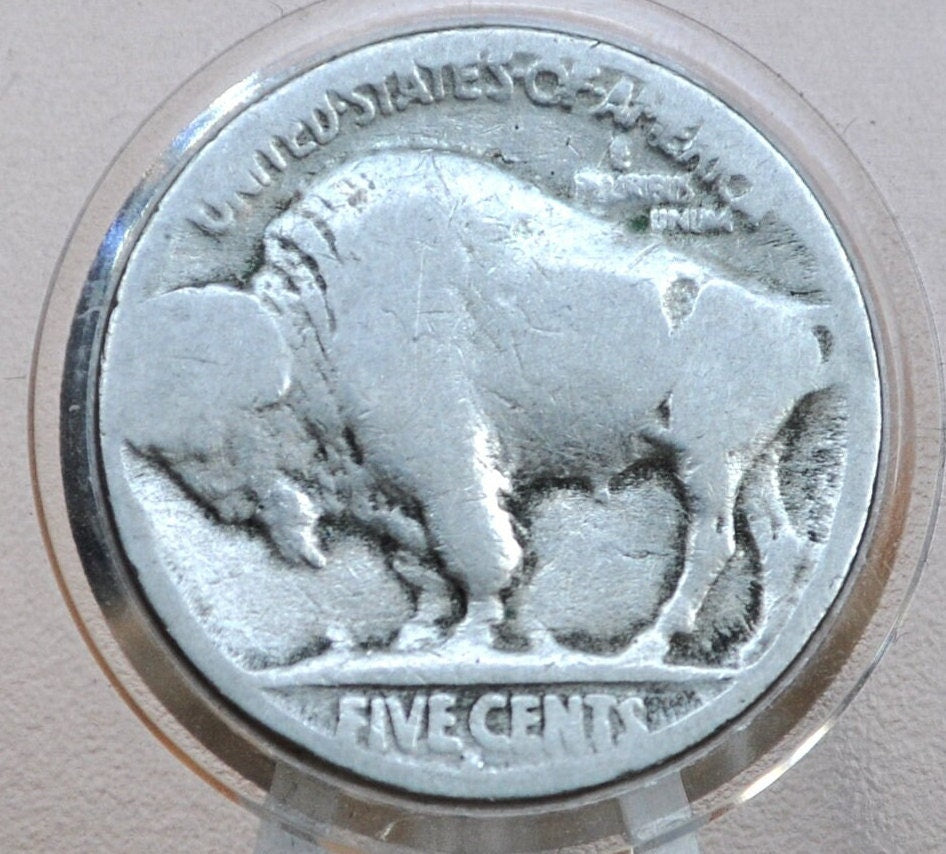 1918-S Buffalo Nickel - VG (Very Good) Grade / Condition - San Francisco Mint - Indian Head Nickel 1918S - Rare Date
