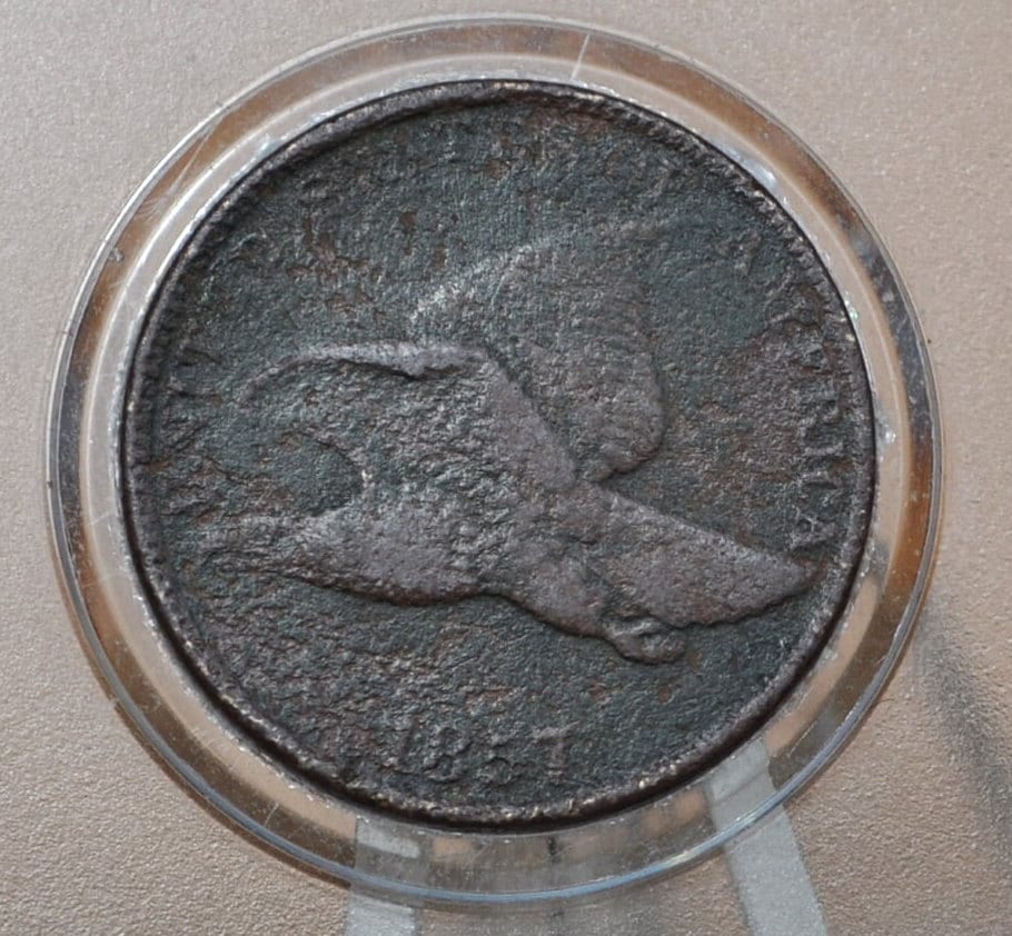 1857 Flying Eagle Penny - Choose by Grade / Condition - Great Date - Rare Penny Type - Two years of production - 1857 Cent - 1857 Penny