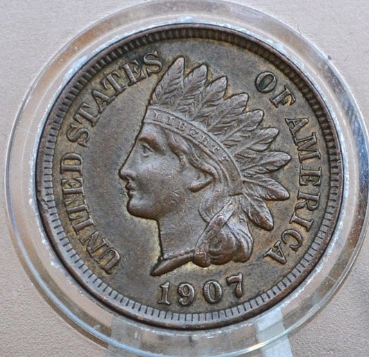 1907 Indian Head Penny - Choose by Grade / Condition - 1907 Indian Head Cent 1907 US 1 Cent