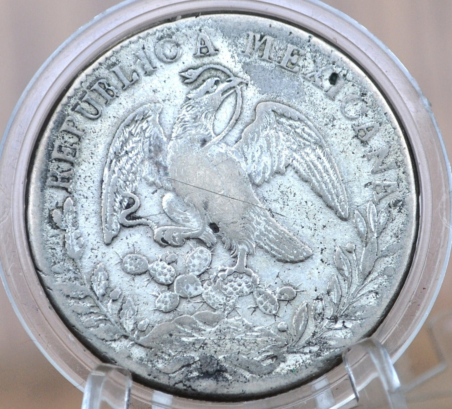 1832 Silver 8 Reales Mexico Zs-OM - VF (Very Fine) - Mexican Eight Reales Silver Mexican Coin, Pieces of Eight