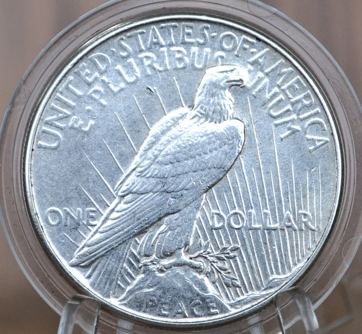 1934 Peace Dollar - Uncirculated Details, Cleaned - 1934 P Peace Silver Dollar - Philadelphia Mint - Better Date & Mint Silver Dollar 1934 P