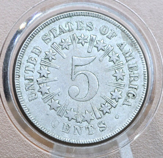 1866 Shield Nickel With Rays - Choose by Grade / Condition - 1866 Nickel - Shield Type Nickel 1800's - Shield Nickels