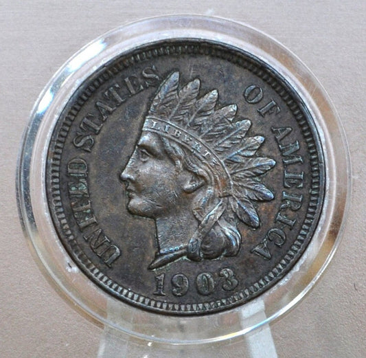 1903 Indian Head Penny - G-VF (Good to Very Fine) Choose by Grade - 1903 Indian Head Cent - Cent 1903 Penny - Great Detail