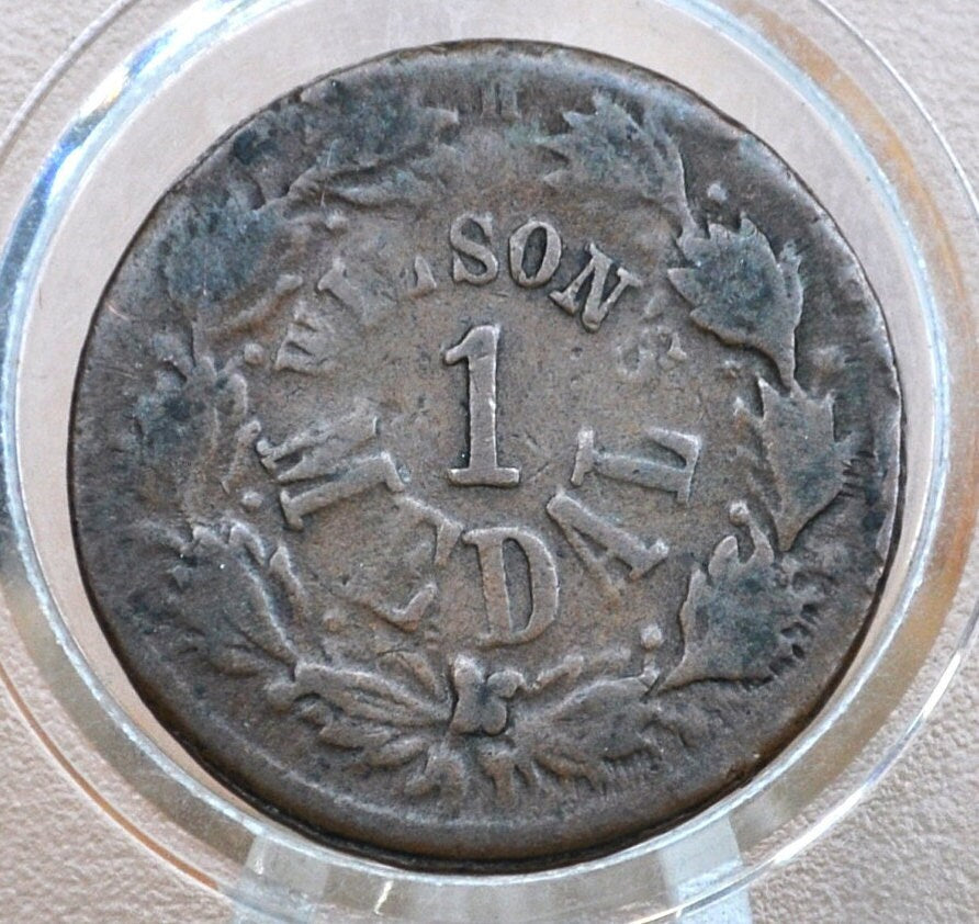 1863 Civil War Token - Wilson's Medal - Great Condition - High Grade - Civil War Tokens 1863