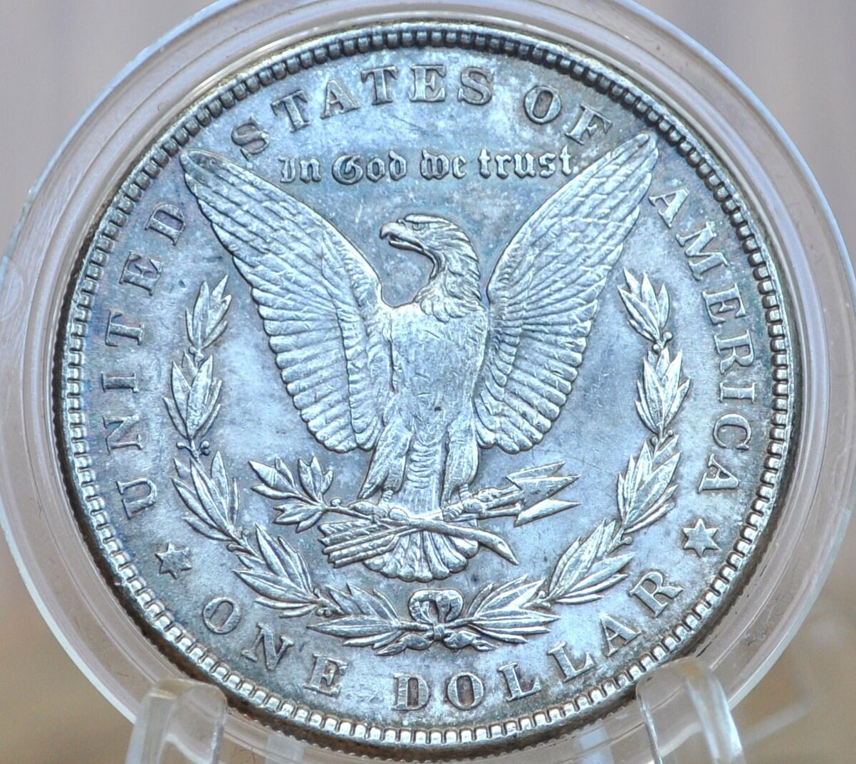 1886 Morgan Silver Dollar - MS60/BU (Uncirculated) Condition - 1886 P Morgan Dollar - 1886P Silver Dollar - No Mint Mark - High Grade