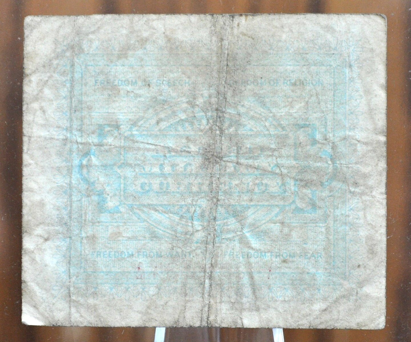 1943 10 Lire Italian Banknote - Cool Old Banknote from WWII - Italy Banknote Ten Lire Dieci Lire Banknote 1943 A Allied Military WWII Issue