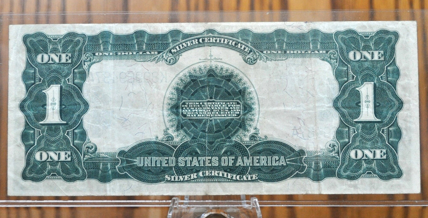 1899 1 Dollar Silver Cert. Black Eagle Fr#236 - XF (Extremely Fine) Grade - Rare Note 1899 Large Note 1 Dollar Bill 1899 Silver Cert Fr236