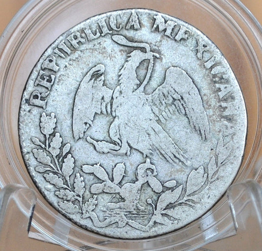 1834 Silver 2 Reales Mo Ph Mexico - Great Condition - Mexican Two Reales 1834 Silver Mexican Coin, 90% Silver