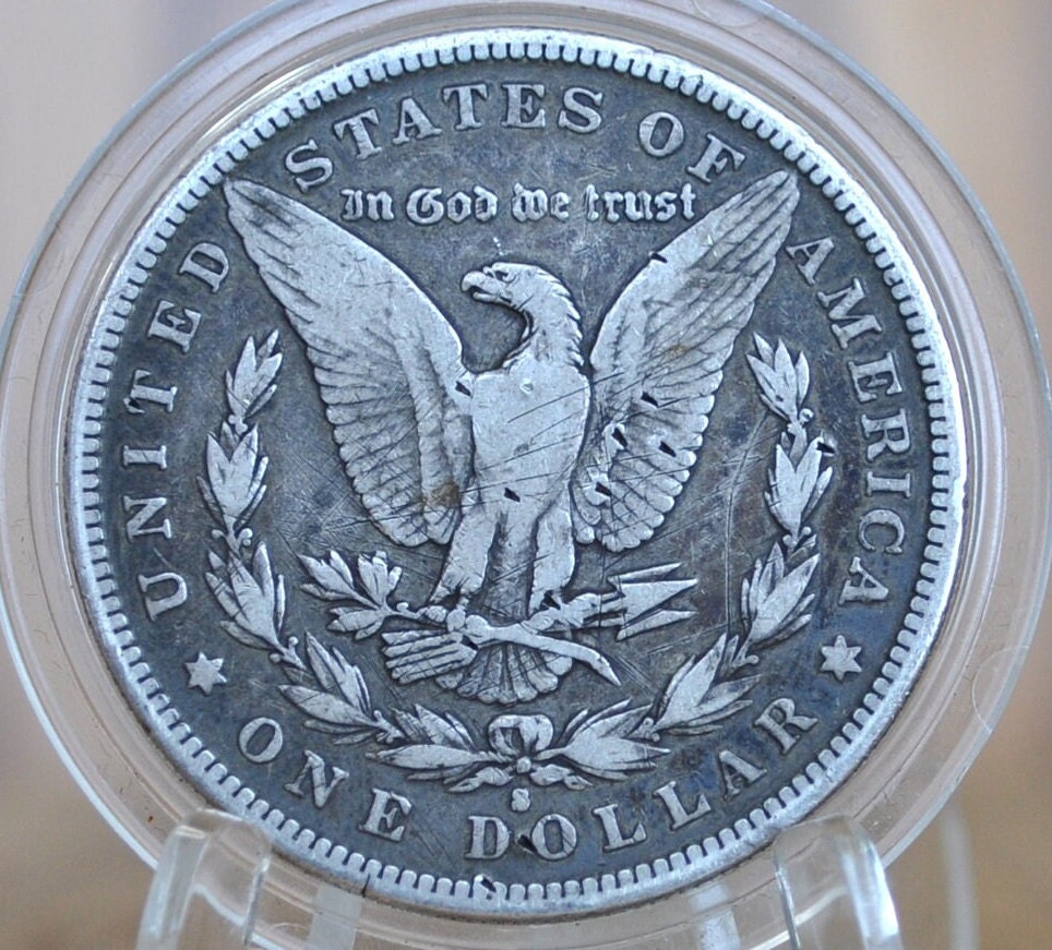 1885-S Morgan Silver Dollar - VF (Very Fine) Detail, Tough Date! - 1885 S Morgan Dollar Silver Dollar 1885S - Low Mintage Date
