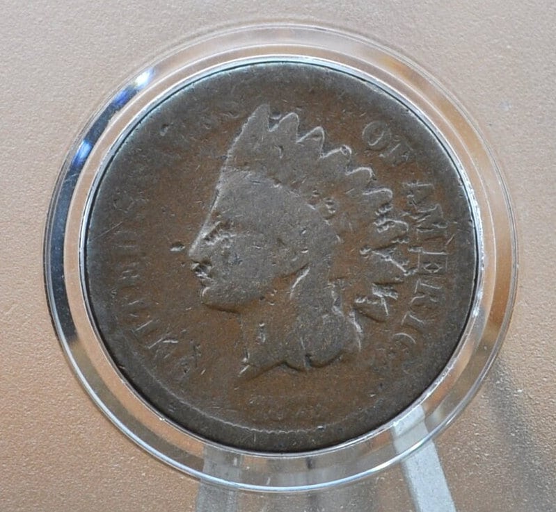 1873 Indian Head Penny - Choose by Grade / Condition - Good Date, Harder To Find - Indian Head Cent 1873 - Open 3 Variety
