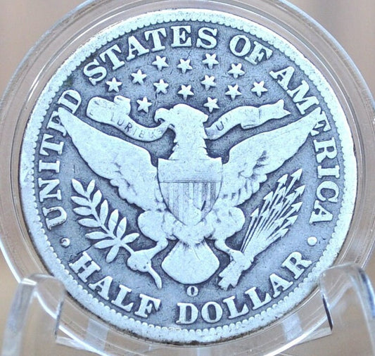 1898-O Barber Half Dollar - VG (Very Good) Grade / Condition - 1898O Barber Silver Half Dollar 1898 New Orleans Mint - Better Date!