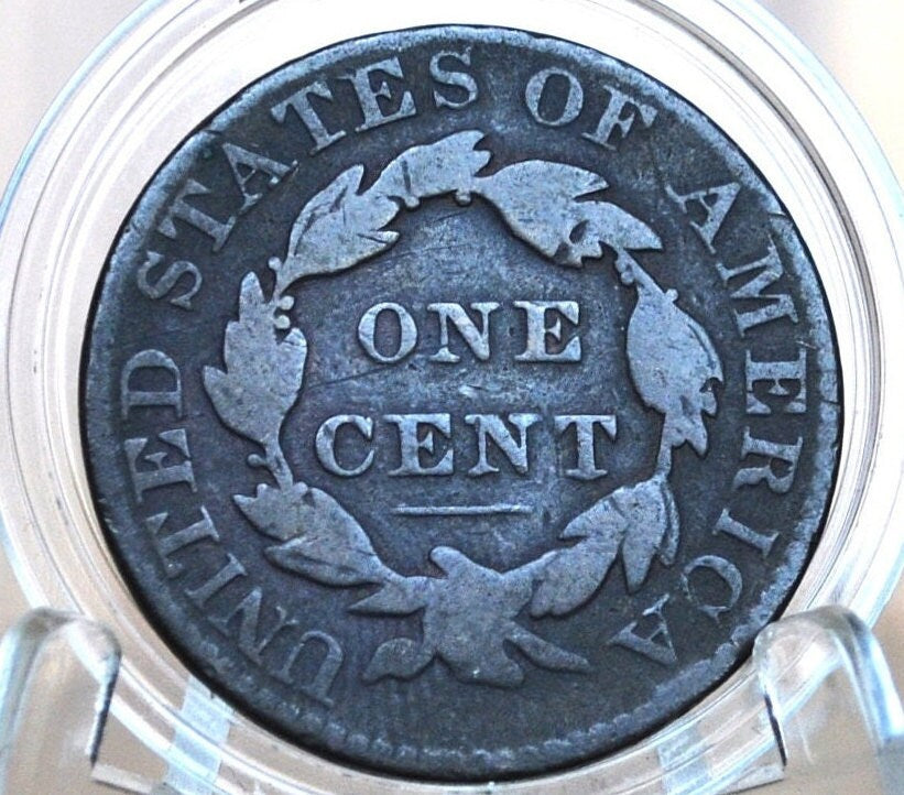 1830 Matron Head Large Cent - VG Details, Corrosion, Better Date! Medium Letters Variety - 1830 Liberty Head Cent - 1830 US One Cent