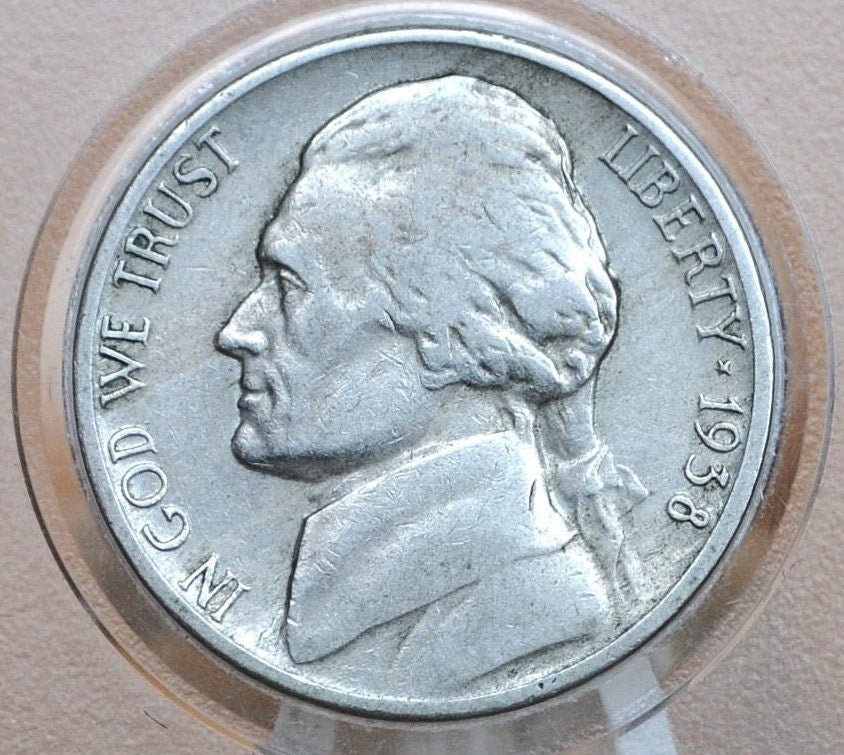1938-S Jefferson Nickel - XF Grade / Condition - San Francisco