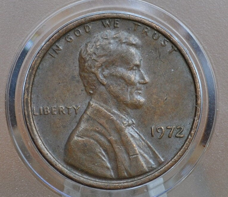 1972 P,D,S Lincoln Memorial Penny - Philadelphia, Denver, San Francisco Mints - Collectible Coin - 1972 P 1972 D 1972 S Memorial Cent