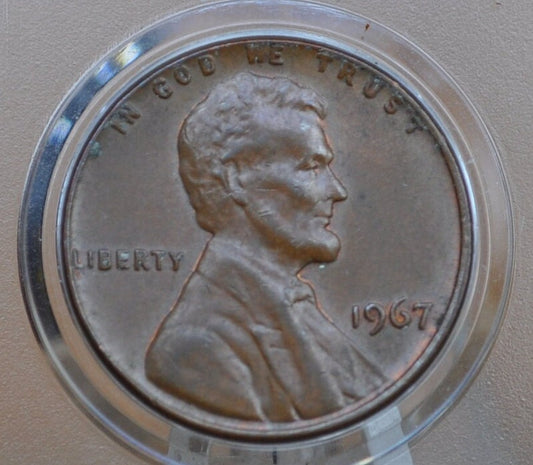 1967 Lincoln Memorial Penny - BU - Philadelphia Mint - Collectible Coin - 1967 Penny