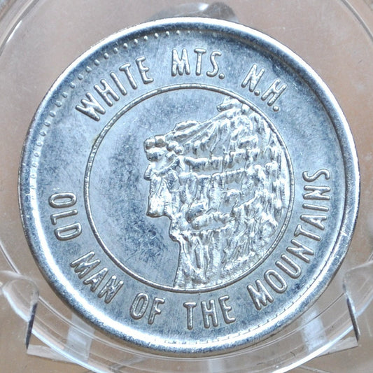 Clark's Trading Post Token - Old Man On the Mountain - Lincoln NH - Trading Post Token - Vintage Trading Post Token