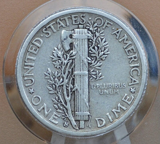 1916-S Mercury Silver Dime - Choose by Grade - San Francisco Mint - 1916 S Winged Liberty Head Silver Dime Mercury 1916S