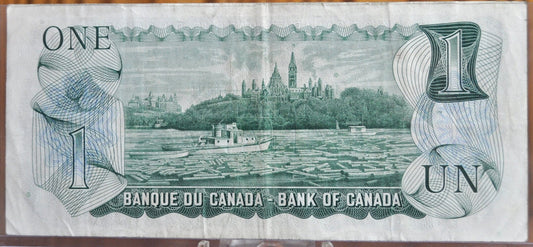 1973 Canadian 1 Dollar Banknote - Choose by Grade / Condition - 1973 1 Dollar Note Canada 1973 - Banque Du Canada Un Dollar