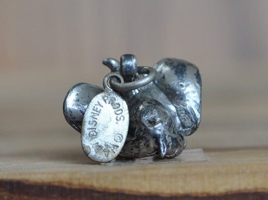 Vintage Disney Dumbo Charm! Sterling Silver, Stamped "Walt Disney Prods" & "Sterling" - Collectible Vintage Disney Charm, Disney Jewelry