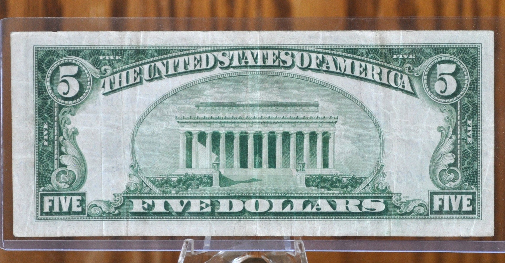 1934 5 Dollar Star Note Silver Certificate Star Note - VF+ Grade / Condition - 1934 Five Dollar Star Note 1934 Fr1650* / Fr#1650*