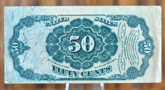 Fifth Issue 50 Cent Fractional Note 1381 (Fr#1381) - Choose by Grade/Condition - 5th Issue Fifty Cent Note Fractional Note Fr1381, Authentic