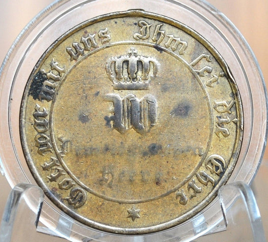 1870-1871 Prussian War Medal - German States War Medal 1871, German Combat Medal, Victory Medal of the Franco-Prussian War