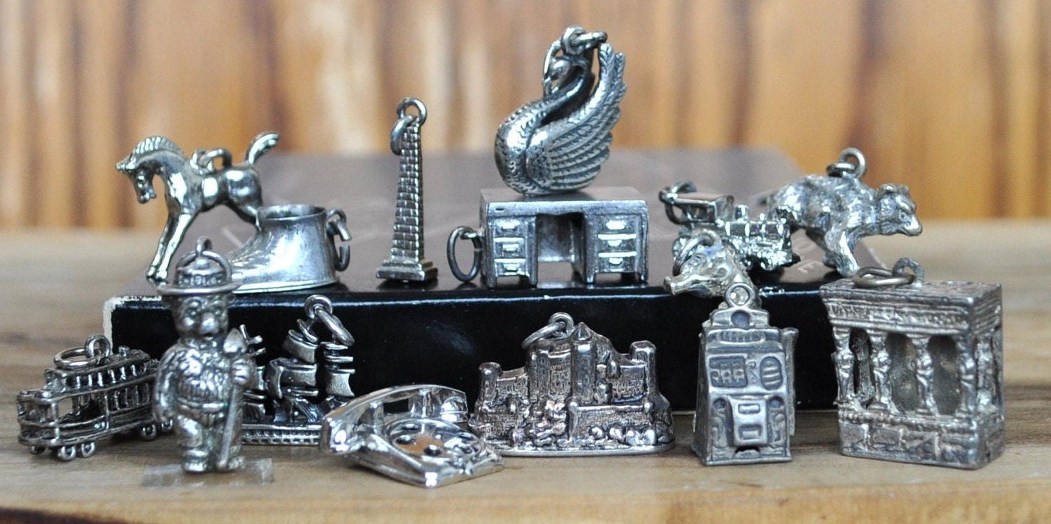 Even More Vintage Sterling Silver Charms! Choose by Charm