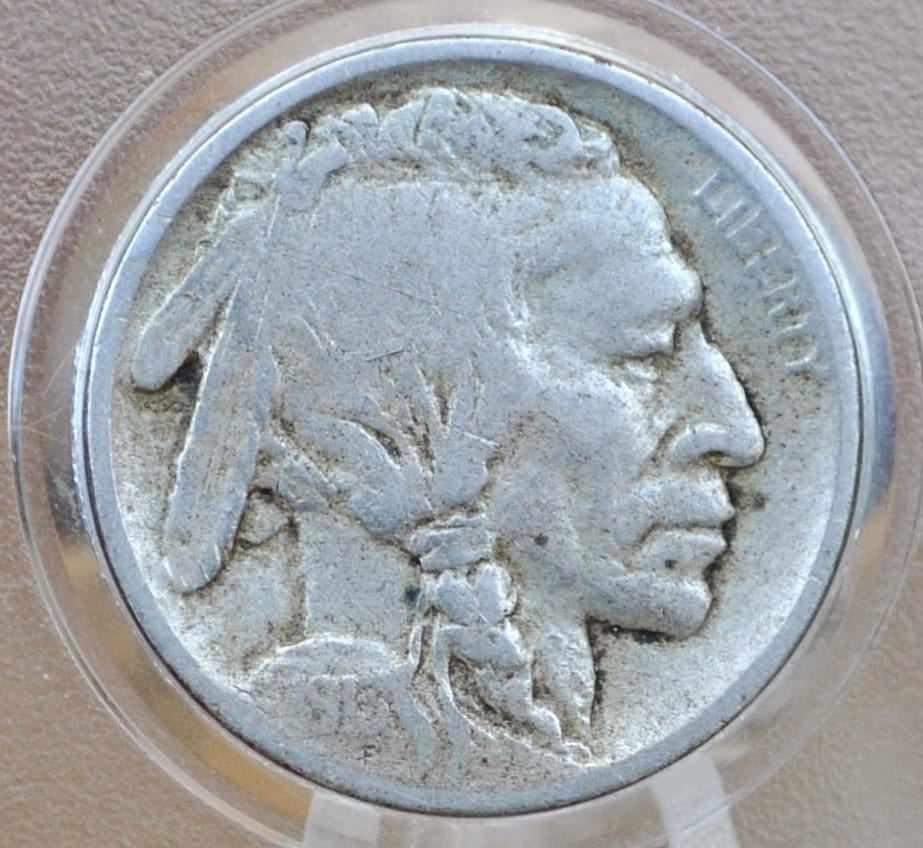 1913 Buffalo Nickel Type 2 - Choose by Grade - First Year Made - Indian Head Nickel 1913 Nickel Type Two