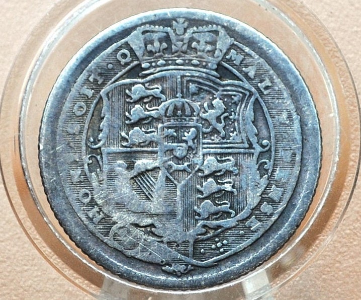 1816 Great Britain Silver Sixpence UK 6 Pence 1816 - Great Detail - George III - British Six Pence 1816 Silver - Silver 6P