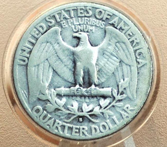 1936-S Washington Quarter - G-VF (Good to Very Fine) Condition; Choose by Grade - San Francisco Mint - 1936 S Quarter - 1936 S Washington