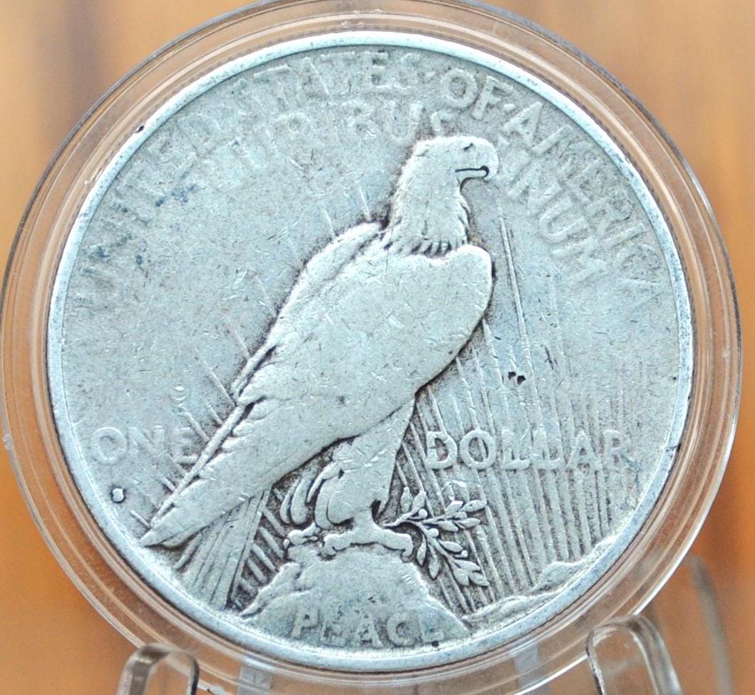 1935-S Peace Silver Dollar - Choose by Grade - San Francisco Mint - 1935 S Peace Dollar -Last Year Produced - 1935 S Silver Dollar