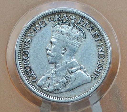 1936 Canadian Silver 10 Cent Coin - XF (Extremely Fine) Grade - Canada Ten Cent Sterling Silver 1936 Canadian Dime, Great Coin