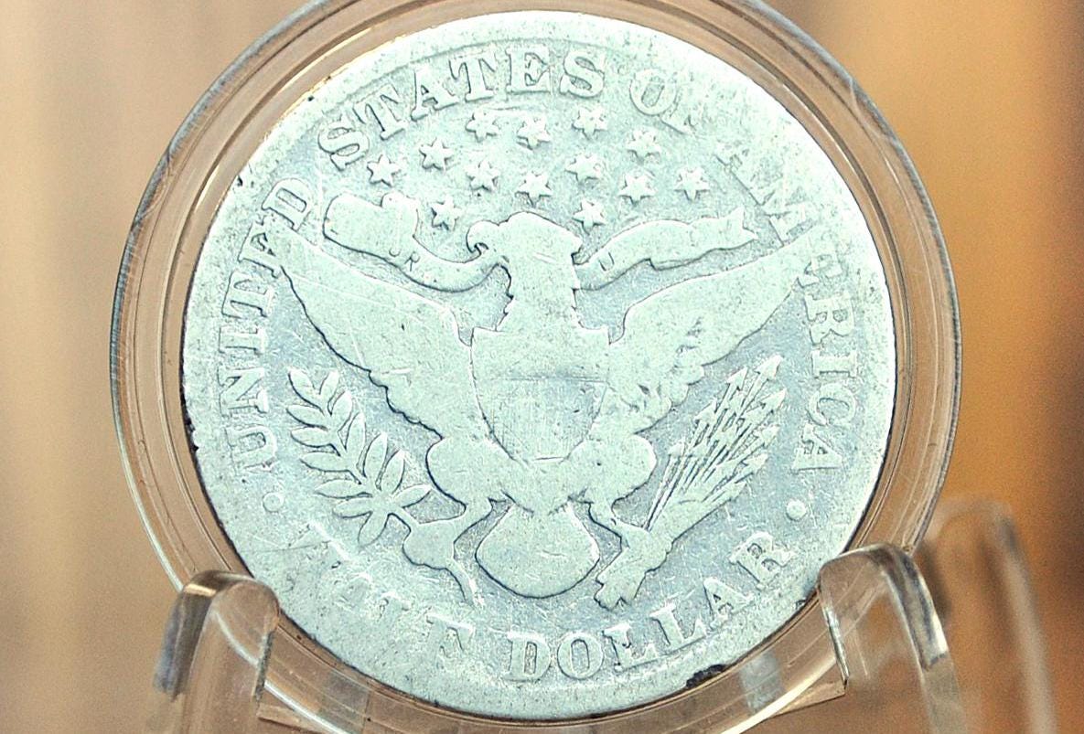1899 Barber Half Dollar - Choose By Mint & Grade! - New Orleans and Philadelphia Mints - 1899 Barber Silver Half Dollars