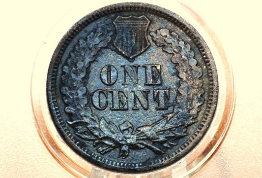1864-L Indian Head Penny Bronze - Uncirculated with prior corrosion - 1864 L Cent - Bronze Variety, L - Incredible Obverse, Stunning Coin