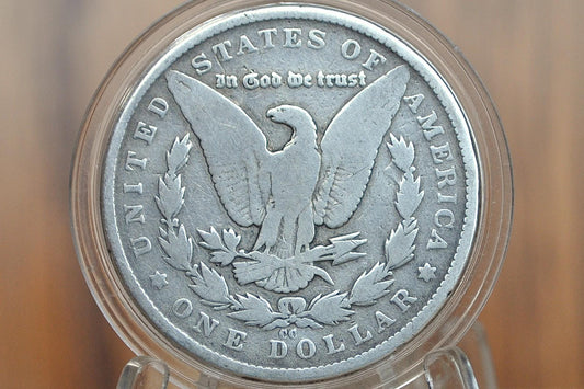1879-CC Morgan Silver Dollar - Tough Date, Worn and Affordable - Carson City Mint 1879 Morgan Dollar 1879CC Dollar - Rare Key Date