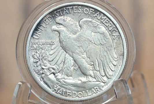 1935-S Walking Liberty Silver Half Dollar - Choose By Grade - San Francisco Mint- Half Dollar 1935 S Wlh 1935S