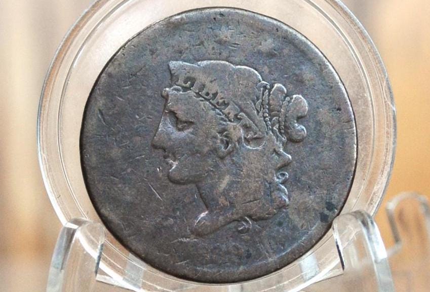 1839 Large Cent - Very Fine Details - 1839 US 1 Cent - 1839 One Cent - Matron Head Modified 1835 to 1839 Young Head