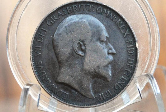 1902 Great Britain Half Penny - XF Grade / Condition - UK Half Penny 1902 1/2 Penny - Bronze - ha'penny 1902