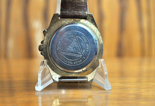 Antique Guess Gold 2 Toned Quartz Watch - Vintage Quartz Watch - Not Working